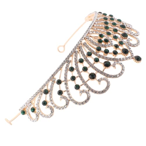 Brautkrone Barocke Strasskrone Festliche Tiara für Hochzeiten Geburtstagsfeiern und Auftritte Stilvolles Damen Kopfschmuck Accessoire Rhinestone Krone für Besondere Anlässe von Happyyami