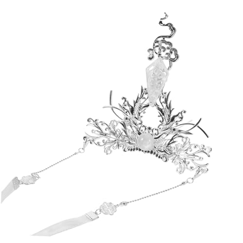 Happyyami Antike Haarnadel Für Herren Haarkrone Aus Legierung Mit Abnehmbaren Langen Bändern Traditioneller Chinesischer Haarschmuck Für Hanfu-kleidung Und Festivals von Happyyami