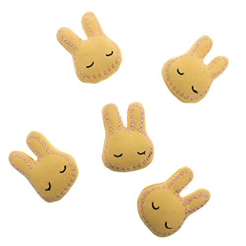 Happyyami 1tasche Diy-zubehör Osterdekorationen Cartoon Kaninchen Broschen Partydekorationen Für Mädchen Festtagsdekoration Bastelarbeiten von Happyyami