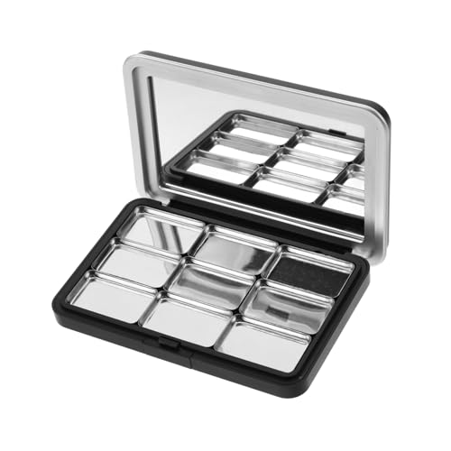 Happyyami Magnetische Leere Lidschattenpalette DIY-Make-up-Organizer Mit Fächern Für Lidschatten Und Puder Reise-kompakt Mit Spiegel von Happyyami