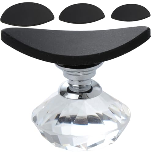 Happyyami 1 Satz Lidschatten Stamp Teiliges Silikon Augen Make Up Werkzeug mit Diamantgriff Schnelles und Einfaches Auftragen für Anfänger Perfektes für Freundinnen von Happyyami