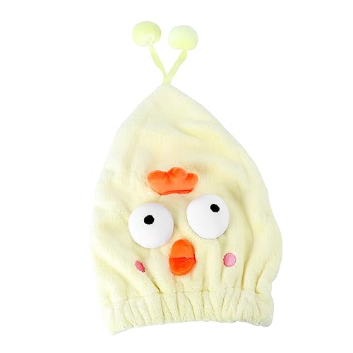 Happyyami Praktische Haartrocknerkappe Schnell Trocknendes Handtuch Atmungsaktive Trockenhaarmütze für Damen und Herren Super Saugfähig zum Duschen Kochen und Spa von Happyyami