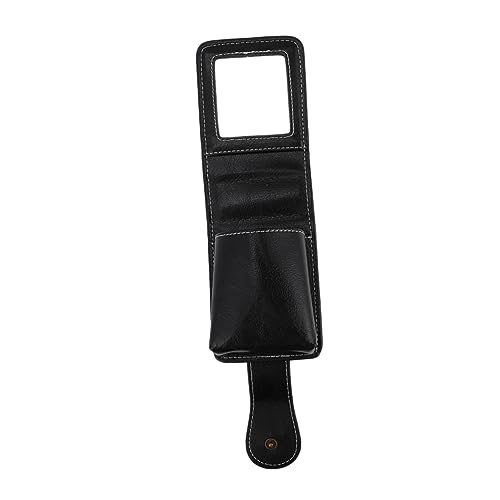 Happyyami Lippenstift Tasche Mit Integriertem Spiegel Kleine Lippenstift Tragetasche Leder Lippenstiftbox Für Lippenstifte Und Lipgloss Praktische Kosmetiktasche Für Damen von Happyyami