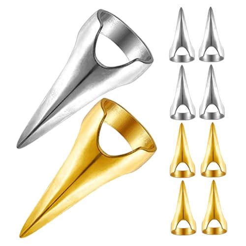 Happyyami 10 Stück Metall Haartrennringe Retro Haarscheitelringe Für Haarstyling Professionelles Zubehör Für Damen Und Herren Für Cosplay Und Halloween Langlebige Und Stilvolle von Happyyami