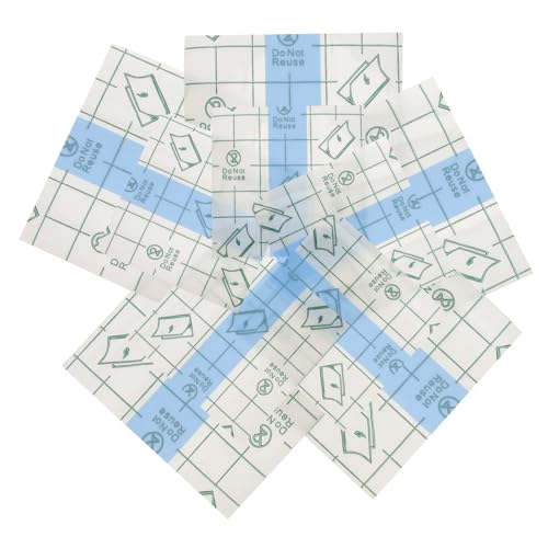 Happyyami 100stücke Einweg Make-up Handpaletten Für Farbvermischung Selbstklebende Kosmetikpaletten Für Flüssige Grundierungen Concealer Und Lidschatten von Happyyami