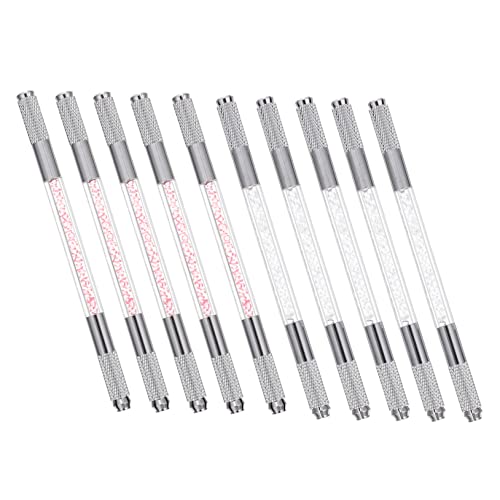 Happyyami 10Stücke Microblading Augenbrauenstifte Doppelseitige Make Up Stifte Für Natürliche Augenbrauen Langanhaltende Und Einfache Anwendung Für Permanent Make Up von Happyyami