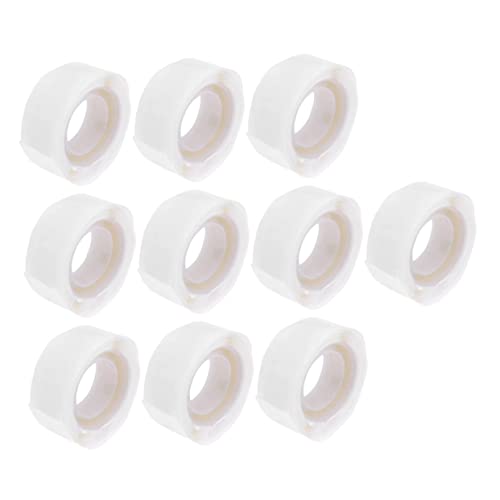 Happyyami 10rollen Wimpernkleberhalter Aufkleber Für Salon Und Heimgebrauch Wimpernkleberbecher Sticker Aus Hochwertigem Material Runde Klebe Pads Für Wimpernextensions von Happyyami
