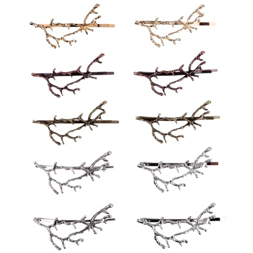 Happyyami 10stücke Geweihzweig Haarnadeln Mode Haarclips Für Mädchen Haarspangen Accessoires Geeignet Für Alltag Und Festivals von Happyyami
