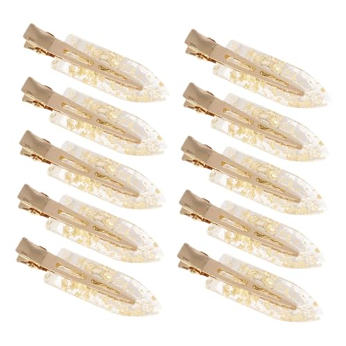 Happyyami 10stücke Glitzer Haarclips Falten Make-up Haarclips Für Frauen Und Teen Mädchen von Happyyami