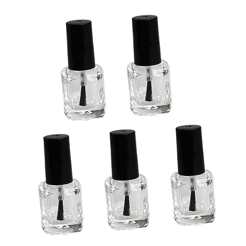Happyyami 10stücke Leere Nagellackflaschen Mit Pinsel Quadratische Klare Nagellackbehälterflaschen Aus Für Diy Nail Polish Happyyami 10stücke Leere Nagellackflaschen Mit Pinsel Quadratische Klare Nagellackbehälterflaschen Aus Für Diy Nail Polish von Happyyami