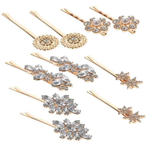 Happyyami 10stücke Teiliges Set Strass Haarspangen Für Damen Vintage Bobby Mit Glänzenden Akzenten Für Hochzeiten Partys Und Besondere Anlässe von Happyyami