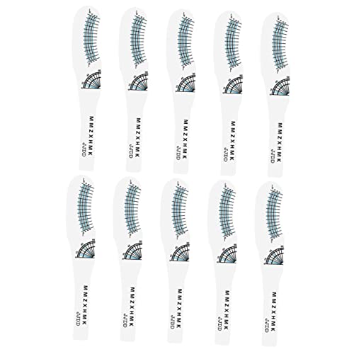 Happyyami 10stücke Wimpernlineal Wimpernlängenmesswerkzeug Aus Papier Präzise Wimpernmessung Langlebig Wiederverwendbar Für Wimpernverlängerungen Kosmetik Zubehör von Happyyami