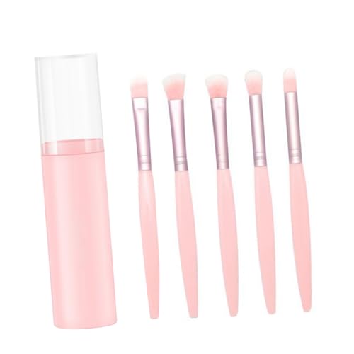 Happyyami Lidschattenpinsel Set Für Augen-make-up Mit Kunststoffgriff Tragbares Pinselset Für Auge Eyeliner Und Augenpuder von Happyyami