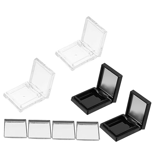 Happyyami 1Satz Tragbare Lidschatten Boxen aus Teiliges für Lippenstift und Kosmetikaufbewahrung Wiederverwendbare und Stilvolle Make Up Palette für Unterwegs von Happyyami