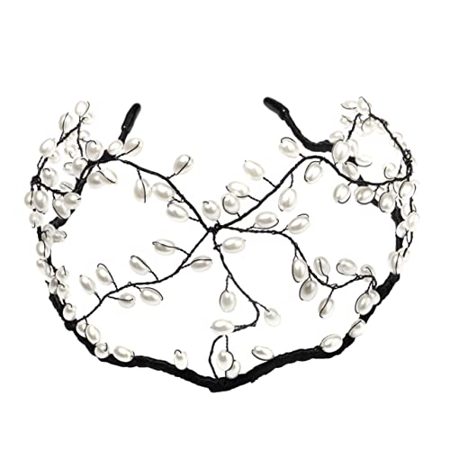 Happyyami 1stück Braut Haarschmuck Haarnetz Mit Perlen Kreative Hochzeitskopfbedeckung Für Festlicher Kopfschmuck Für Besondere Anlässe Stilvolles Accessoire Für Frisuren von Happyyami