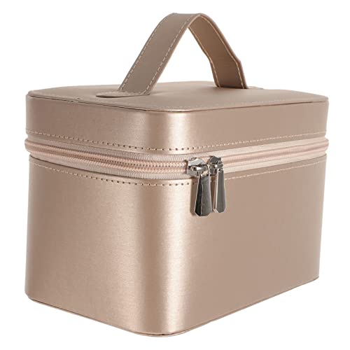 Happyyami 1Stück Kosmetiktasche für Damen Große Kapazität Wasserdichtes PU Tragbar mit Breitem für Make Up und Pflegeprodukte Strand und Reisen Happyyami 1Stück Kosmetiktasche für Damen Große Kapazität Wasserdichtes PU Tragbar mit Breitem für Make Up und Pflegeprodukte Strand und Reisen von Happyyami