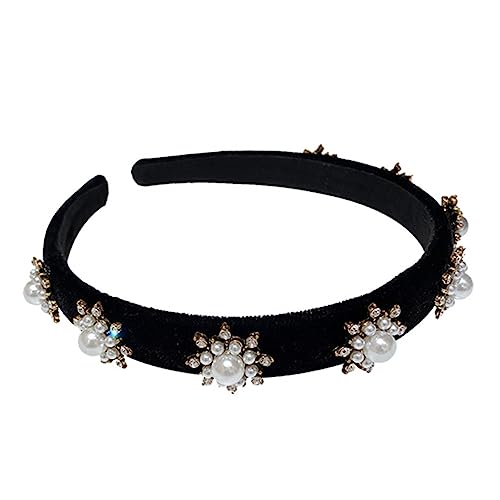 Happyyami 1Stück Schneeflocke Haarband Weihnachts Haarschmuck Damen Stirnband für Partys Angenehm zu Tragen mit Schneeflocken Dekoration von Happyyami