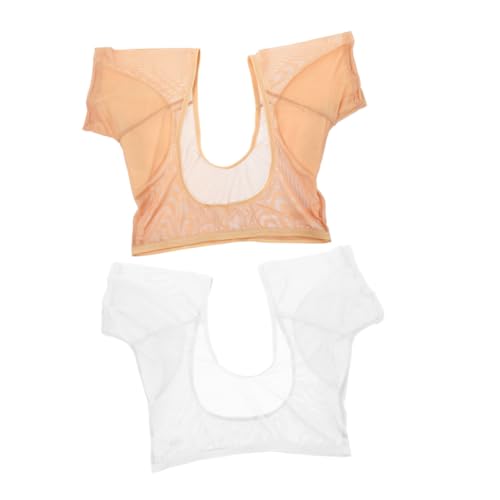 Happyyami 2 Stück Atmungsaktive Achsel Vest mit Schweißpolster für Damen Unterhemd mit Schweißschutz für Teenager und Hautfreundlich und Bequem Happyyami 2 Stück Atmungsaktive Achsel Vest mit Schweißpolster für Damen Unterhemd mit Schweißschutz für Teenager und Hautfreundlich und Bequem von Happyyami