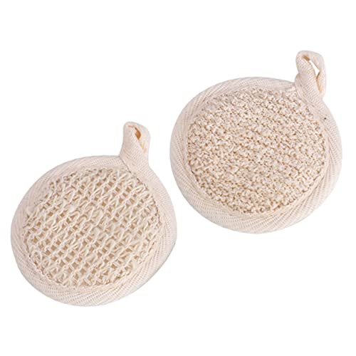 Happyyami 2 Stück Badetuch Reinigung Ihrer Weichen Bürste Schrubber Dusche Luffa Mikrofaser Peeling Erwachsene Haut Badewanne Badepeeling Schrubben Körperpeeling Waschen Sanfte Handtücher von Happyyami