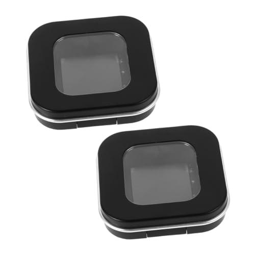 Happyyami 2stücke Magnetische Kosmetikbehälter Leer Reisebehälter Für Losen Puder Aufbewahrungsbox Für Make-up Tragbar Vielseitig Einsetzbar Für Lidschatten Und Reisen von Happyyami