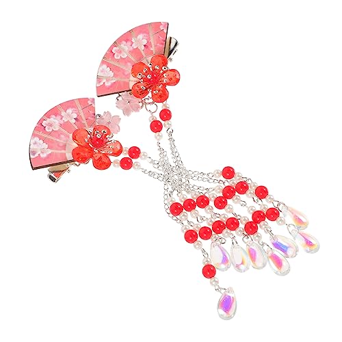 Happyyami 2 Stück Haarklammern mit Blumen Design und Quasten Haarspangen für Mädchen Dekorative Accessoires für Besondere Anlässe und Hochzeiten Happyyami 2 Stück Haarklammern mit Blumen Design und Quasten Haarspangen für Mädchen Dekorative Accessoires für Besondere Anlässe und Hochzeiten von Happyyami