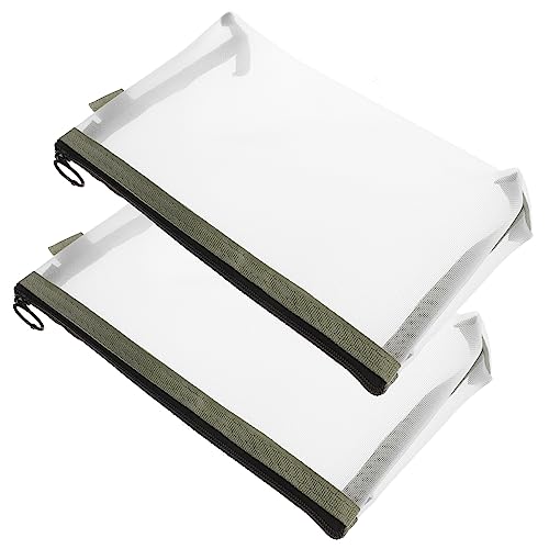 Happyyami 2 Stück Kosmetiktasche Aus Netzstoff Kleine Kosmetiktasche Make Up Taschen Für Damen Transparente Kosmetiktaschen Mit Reißverschluss Make Up Taschen Für Damen Make Up von Happyyami