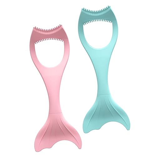 Happyyami 2 Stück Mascara Pinsel Eyeliner Schablonen Werkzeug Wimpernkamm Eyeliner Pinsel Eyeliner Wimpern Tool Wimpernbürsten Make Up Gebogener Gel Eyeliner von Happyyami