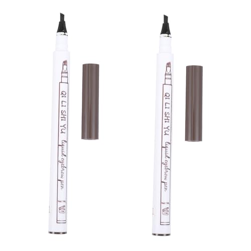 Happyyami 2stücke Wasserfester Augenbrauenstift Flüssig Augenbrauen Bleistift Langanhaltend Für Make-up Zubehör Wischfest Wasserfest von Happyyami