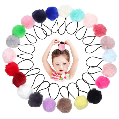 Happyyami 22stücke Plüsch-pom Pom Haargummis Elastische Haarbänder Für Mädchen Farbenfrohe Zopfhalter Für Einen Trendigen Look Für Jeden Anlass Happyyami 22stücke Plüsch-pom Pom Haargummis Elastische Haarbänder Für Mädchen Farbenfrohe Zopfhalter Für Einen Trendigen Look Für Jeden Anlass von Happyyami