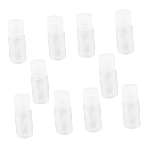 Happyyami 24 Stück Teiliges Nachfüllbare Kunststoffflaschen mit Klappdeckel Transparente Reisebehälter für Lotion Shampoo und Kosmetikprodukte von Happyyami