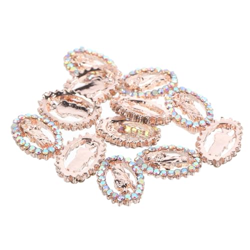 Happyyami 24stücke Nagel Charms Jesus Nagel Edelsteine Maniküre Kunst Schmuck Frauen Dekorationen Niedliche Charms von Happyyami