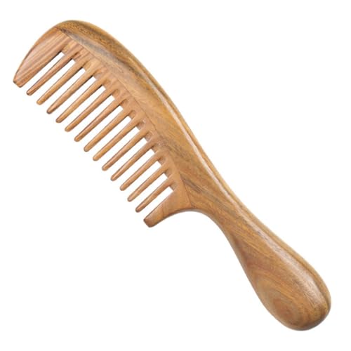 Happyyami 2Stücke Comfort Grip Haarkamm aus Grünem Sandelholz Langlebiger Massagekamm für Kopfhautpflege für und Damen Stile Happyyami 2Stücke Comfort Grip Haarkamm aus Grünem Sandelholz Langlebiger Massagekamm für Kopfhautpflege für und Damen Stile von Happyyami