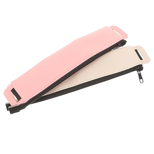 Happyyami 2 Stücke Stifthalter aus Leder Vintage Stifttasche Stifteschutztasche für Büro und Schule Praktische Aufbewahrungstasche für Stifte von Happyyami