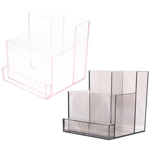 Happyyami 2Stücke Nail Drill Bit Holder Polishing Head Organizer Storage Box For Manicure Practice Transparent For Salon And Home Use Happyyami 2Stücke Nail Drill Bit Holder Polishing Head Organizer Storage Box For Manicure Practice Transparent For Salon And Home Use von Happyyami