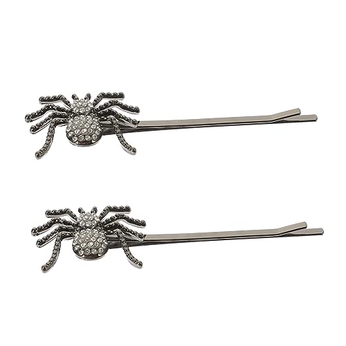 Happyyami 2stücke Haarnadel Mit Strass Und Spinne-design Kleine Haarnadeln Für Damen Dekorative Haarnadeln Zum Haarschmücken Vintage Haar Zubehör von Happyyami