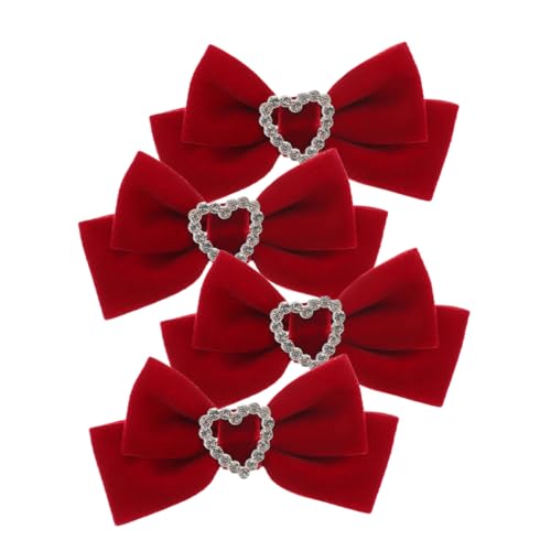 Happyyami 2er-set Große Haarspangen Mit Schleife Für Mädchen Haarschleifen-clip Haar-accessoires Für Mädchen von Happyyami