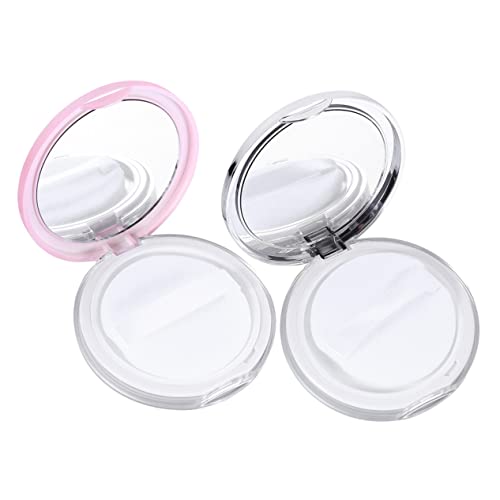 Happyyami 2sätze Puderquasten-aufbewahrungsbox Make-up-schwammhalter Kosmetik-etui Für Puder Mit Puderquaste Box Verpackungsbox Schminktisch Organizer von Happyyami