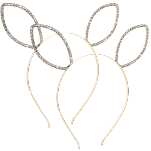Happyyami 2stücke Cosplay Stirnband Kaninchen Ohr Kopfteil Kaninchen Kostüm Zubehör von Happyyami