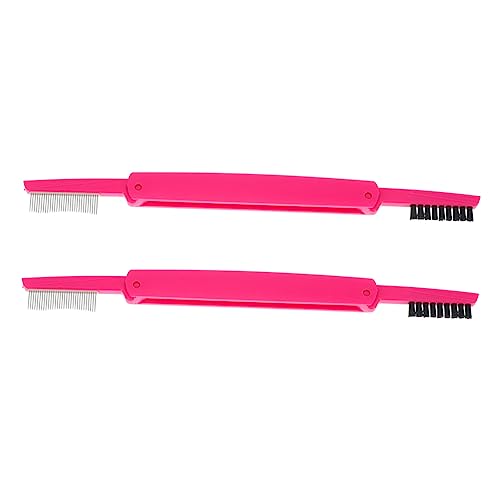 Happyyami 2stücke Faltbare Augenbrauen Wimpernbürste Und Wimpernkamm Kosmetikwerkzeug Doppel-ended Für Mascara Anwendung Und Wimpern Trennung Pflege von Happyyami