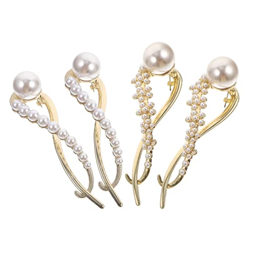 Happyyami 2stücke Dekorative Perlen-haarspangen- Vintage Haarklammern Mit Einzigartigem Design Für Hochzeiten Und Besondere Anlässe Für Frauen Und Mädchen von Happyyami
