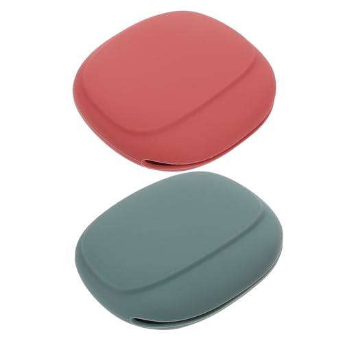 Happyyami 2stücke Reise-Make-up-schwammhalter Und Puderquastenhalter Aus Silikon Tragbar Für Unterwegs Mit Filigranem Design Für Mädchen Und Frauen von Happyyami