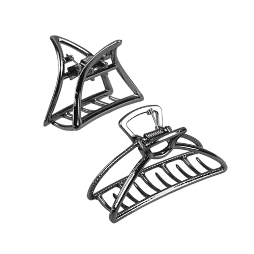 Happyyami 2stücke Stilvolle Hohlkieferklammer Legierung Haarklammer Haarspange Für Frauen Mädchen Strapazierfähig Modisches Design Geeignet Für Hochzeiten Und Feiertage von Happyyami