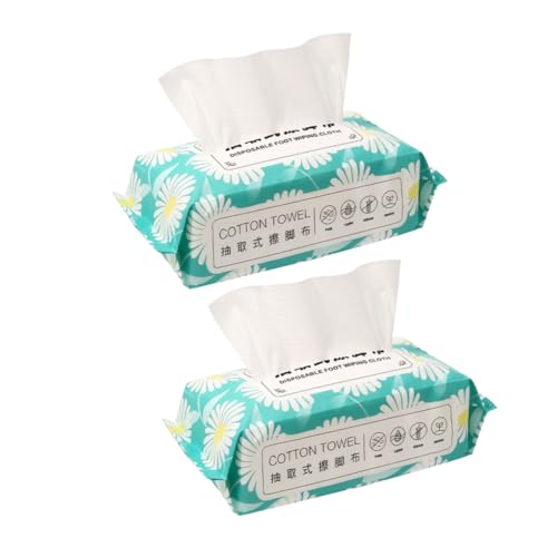 Happyyami 2taschen Fußtücher Mit Hoher Saugfähigkeit Einweg-handtücher Für Spa Tragbare Reinigungstücher Für Füße Und Körperteile Aus Dickem Zellstoffmaterial Für Und Haltbarkeit von Happyyami