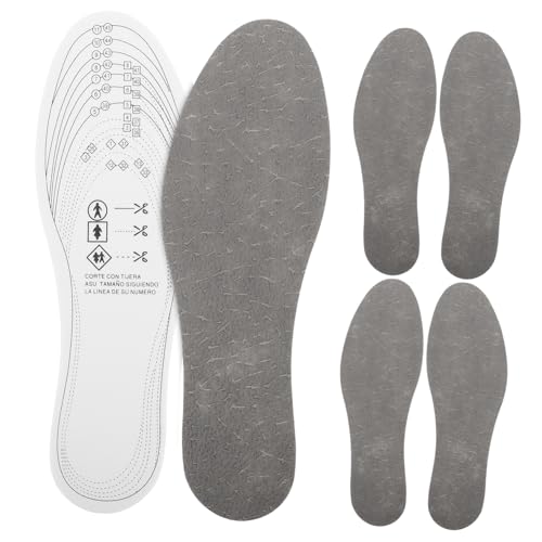 Happyyami 3paare Schuheinlagen Für Damen Und Herren Aus Latexschaum Atmungsaktiv Schweißabsorbierend Stoßdämpfend Ersatz Sohlen Für Schuhe von Happyyami