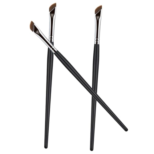 Happyyami 3stücke Teiliges Augen-make-up Pinselset Für Eyeliner Concealer Und Augenbrauen Präzisionspinsel Für Professionelle Anwendung Und Leicht Zu Reinigen Und Langlebig von Happyyami