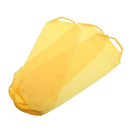 Happyyami 3 Teiliges Badetuch Handtücher Peeling Duschtuch Peeling Körperpeeling Peeling Körperwäscher Körperwäscher Tuch Peeling Waschlappen Rückenpeeling Nylon Polyester Mischung von Happyyami