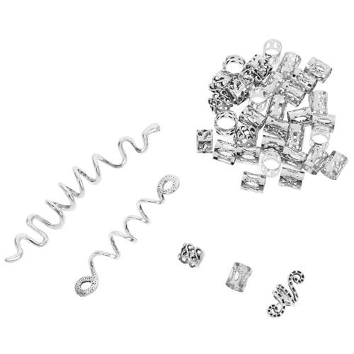 Happyyami 38stücke Dreadlock Schmuck Für Zöpfe Afrikanische Haarperlen Und Verzierung Von Hochsteckfrisuren Für Damen Und von Happyyami