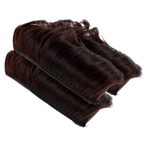 Happyyami 3stücke Haarvolumenbasis-pad-tool Unsichtbarer Haareinsatz Für Dutt Volumenverstärkungszubehör Flauschiges Haaraccessoire Werkzeug Zur Frisurverlängerung Für Frauen von Happyyami