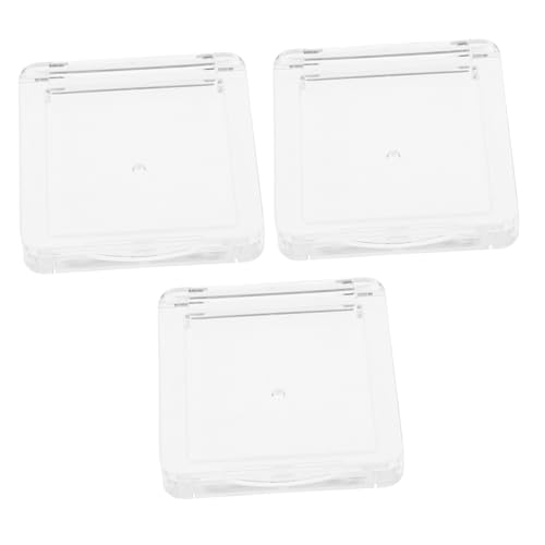 Happyyami 3stücke Kleiner Spender Aus Transparentem Für Puder Und Lidschatten Quadratische Kosmetikbox Mit Leeren Fächern Für Diy Make-up Palette Etui Zur Aufbewahrung Von von Happyyami