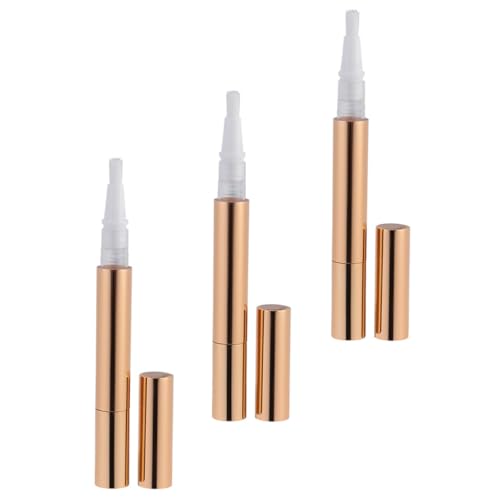 Happyyami 3stücke Leere Lipgloss Tube Nachfüllbare Nagellackflasche Eyeliner Flüssigkeitsbehälter Einfache Diy Kosmetiktube Mini Rohr Für Lippenöl Und Lippenfarbe von Happyyami